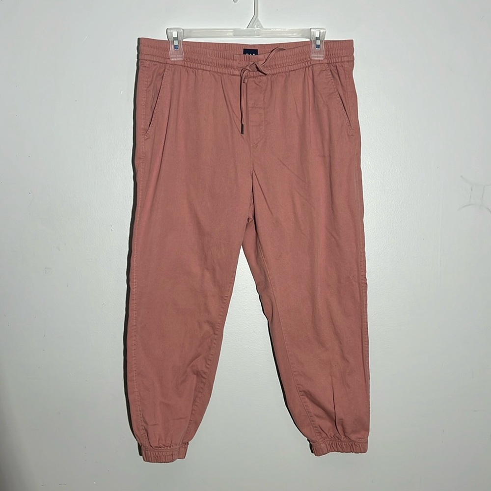 Gap Women's Blush Pink Pull On Khaki Joggers Pants